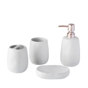 4 Pcs Bathroom Accessories Set
