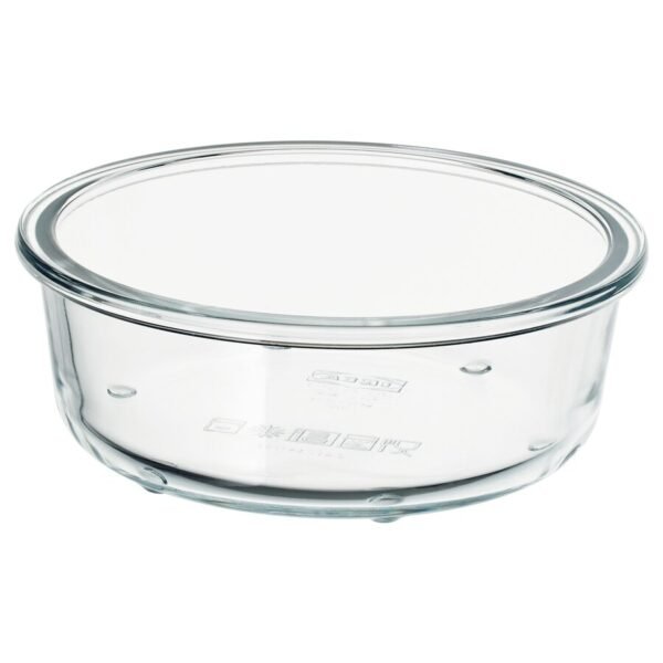 ikea-365-food-container-round-glass__0711427_pe728243_s5.jpg Food container, round/glass, 400 ml