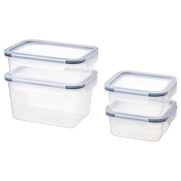 ikea-365-food-container-with-lid-set-of-4-plastic__1109089_pe869814_s5.jpg Food container with lid, set of 4